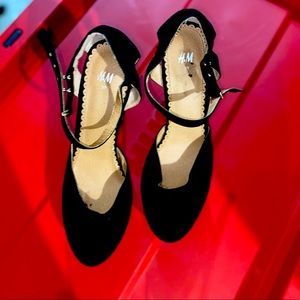 Black H&M Block Heels